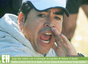 Argentino tiene técnico : Bienvenido Jorge Díaz